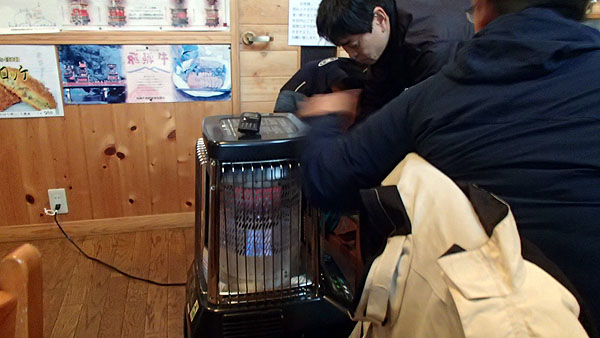 今季初ストーブ